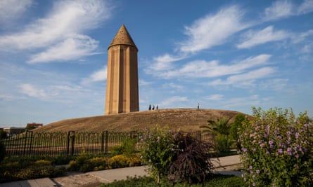 Gonbad-e Kavus tower in Golestan, Iran.