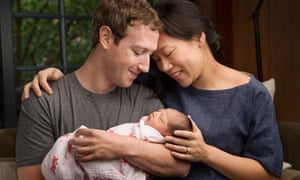 Mark Zuckerberg and Priscilla Chan released this picture of their daughter Maxima to the media in 2015. 