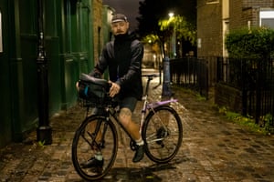 Adam, bike messenger and photographer