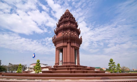 The Independence Monument in central Phnom Penh designed by Vann Molyvann.