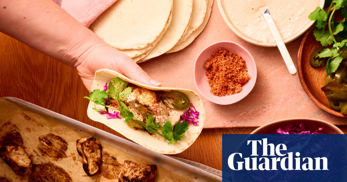 Alice Zaslavsky’s tacos with roasted celeriac and pickled jalapeño sauce – recipe