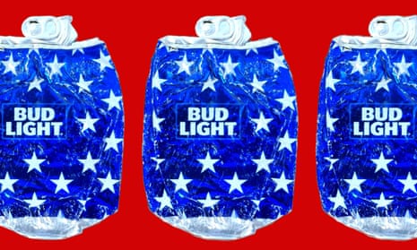 Flattened bud light cans