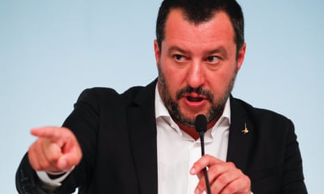 Italy’s interior minister, Matteo Salvini