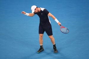 Murray reacts with dismay