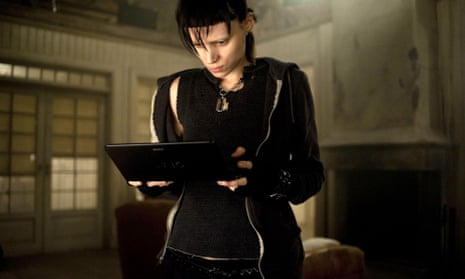 Rooney Mara as Lisbeth Salander in the 2011 film of The Girl With The Dragon Tattoo.