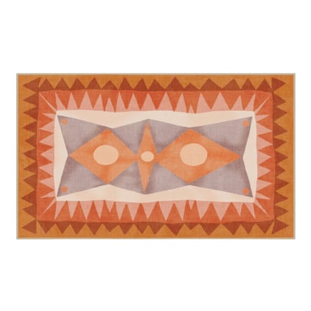 Ruggable Hilma papaya outdoor rug