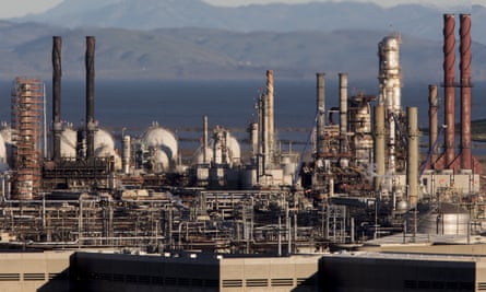 The Chevron Richmond Refinery in Richmond, California.