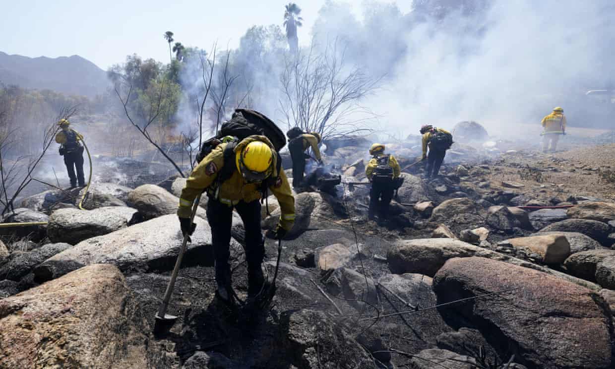 Blazes erupt across California as state bakes in scorching heat