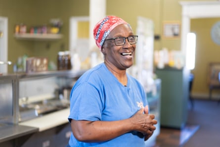 Bonita, the owner of Bonita’s restaurant, the only Black owned business in the center of Plains.