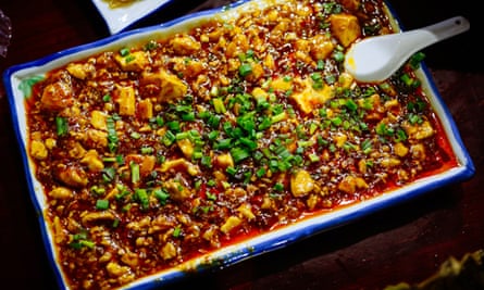 Dish at Ming Ting restaurant, Chendu, China