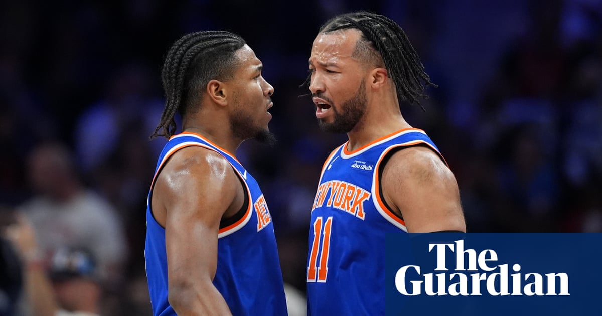NBA playoffs: Record-breaking Knicks sweep 76ers as New York fans take over Philadelphia