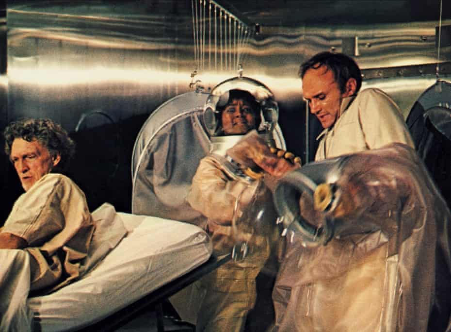 George Mitchell, Paula Kelly and James Olsen in 1971’s The Andromeda Strain