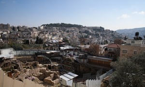A general view of Silwan in East Jerusalem