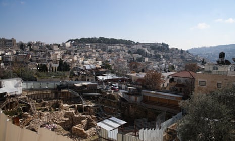 A general view of Silwan in East Jerusalem
