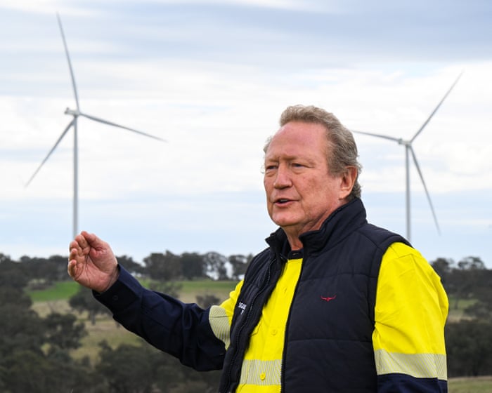 Mining magnate Andrew Forrest’s Minderoo charity makes undisclosed donation to the Australia Institute