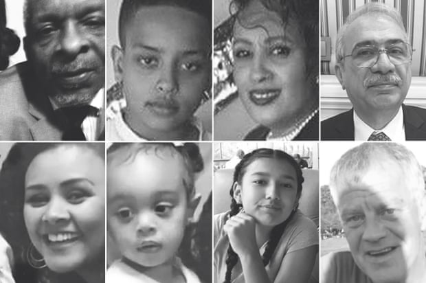 From top left: Raymond ‘Moses’ Bernard, Biruk Haftom, Berkti Haftom and Hamid Kani. Bottom: Amal Ahmedin, Amaya Tuccu Ahmedin, Jessica Urbano Ramirez and Gary Maunders.