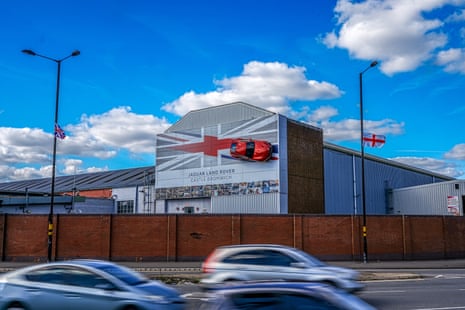 The Jaguar Land Rover vehicle manufacturing plant in Castle Bromwich, Birmingham.