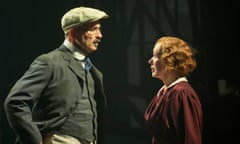 Stephen Hogan as James Joyce with Bríd Ní Neachtain as Nora Barnacle in Edna O’Brien’s Joyce’s Women at the Abbey Theatre, directed by Conall Morrisson.