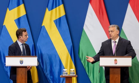 Ulf Kristersson and Viktor Orbán