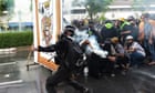 Thai police fire rubber bullets at protesters as Covid failures fuel anti-government anger
