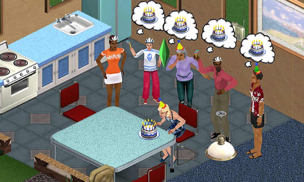 All aboard the dystopian suburban treadmill of The Sims.
