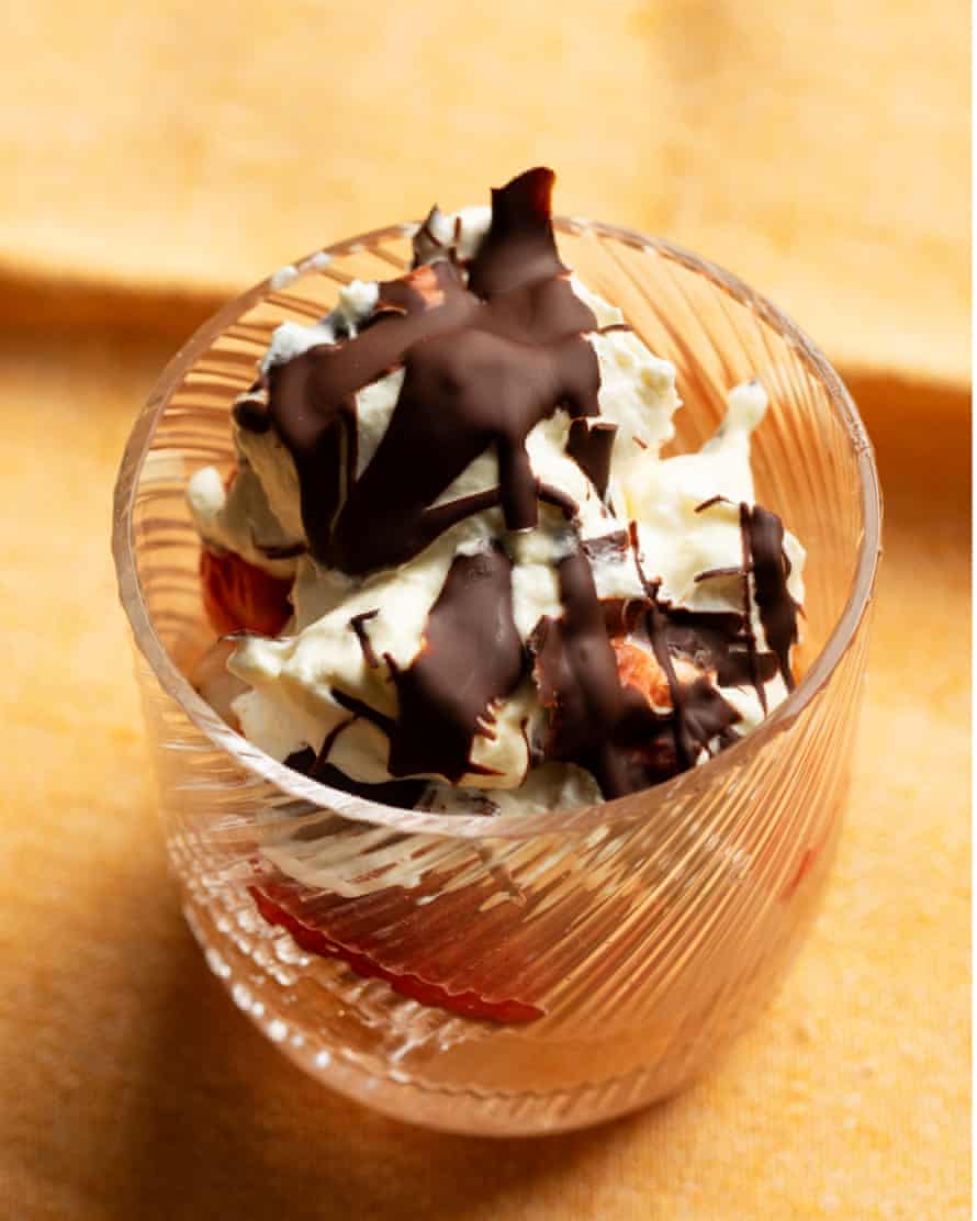 Sweet surrender: ricotta stracciatella dessert.