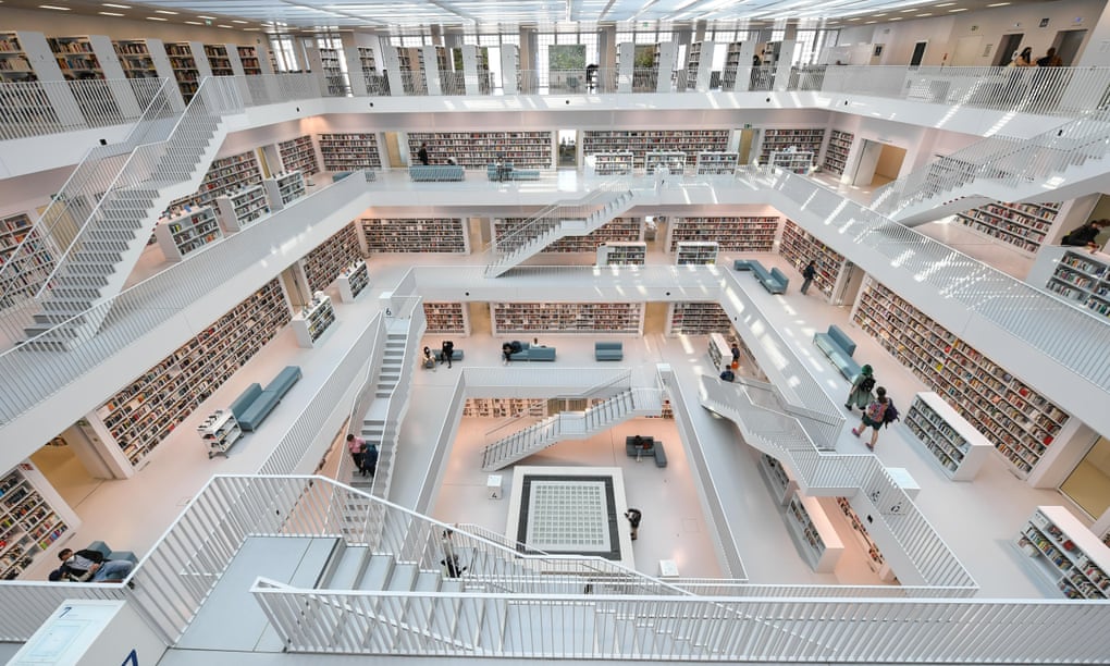 A space to think … Stuttgart Library, Germany.