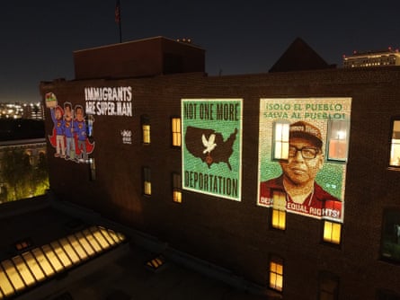 projections on buildings