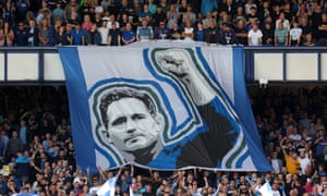 Can Frank Lampard fix Chelsea? – Football Weekly Extra | Football 1 Everton FC v Chelsea FC - Premier League<br>LIVERPOOL, ENGLAND - AUGUST 06: A banner showing an image of Frank Lampard as manager of Everton is displayed ahead of the Premier League match between Everton FC and Chelsea FC at Goodison Park on August 06, 2022 in Liverpool, England. (Photo by Catherine Ivill/Getty Images)