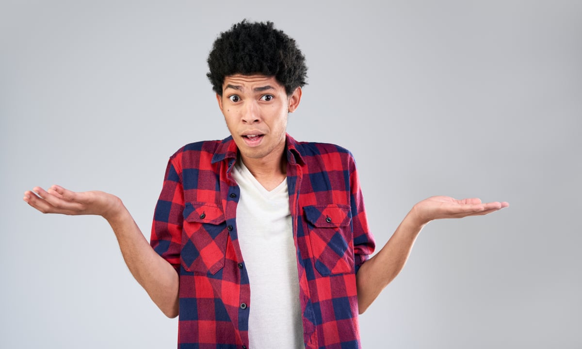 Young man in a plaid shirt shrugging | Tidy your room!': a teenager's guide to arguing with your parents | Young people | The Guardian