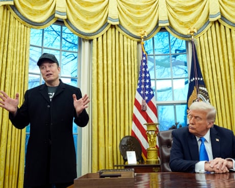 Musk criticises Trump’s ‘big beautiful bill’, saying tax plans undermine Doge measures – US politics live
