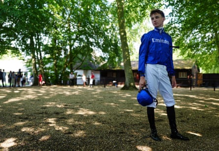 Billy Loughnane at Newmarket racecourse in June