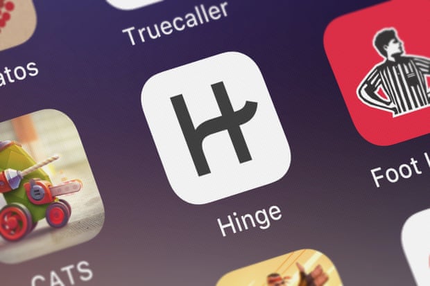 The Hinge app