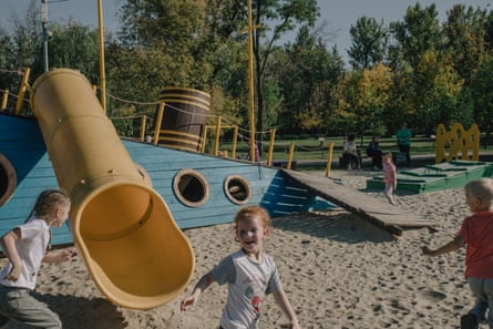 Children in a playground