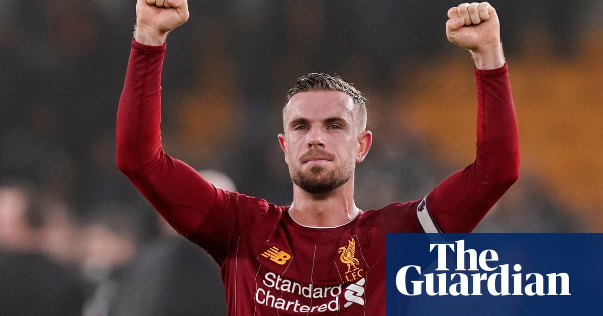 Jordan Henderson shows why he may be Liverpool’s most important player of all | Sachin Nakrani