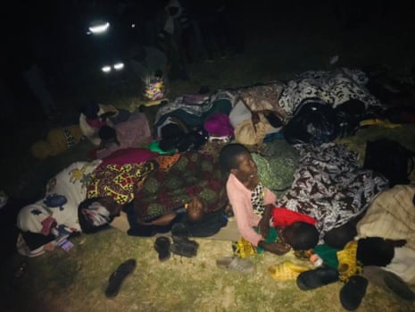 Refugees are held at Maula prison, Lilongwe, awaiting relocation to Dzaleka refugee camp.