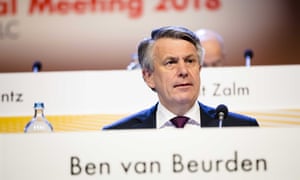 Ben van Beurden, the CEO of Royal Dutch Shell