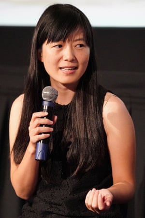 Nanfu Wang at a screening of One Child Nation.