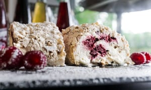 Close up of pastries at Levier Cakery, Tallinn, Estonia.