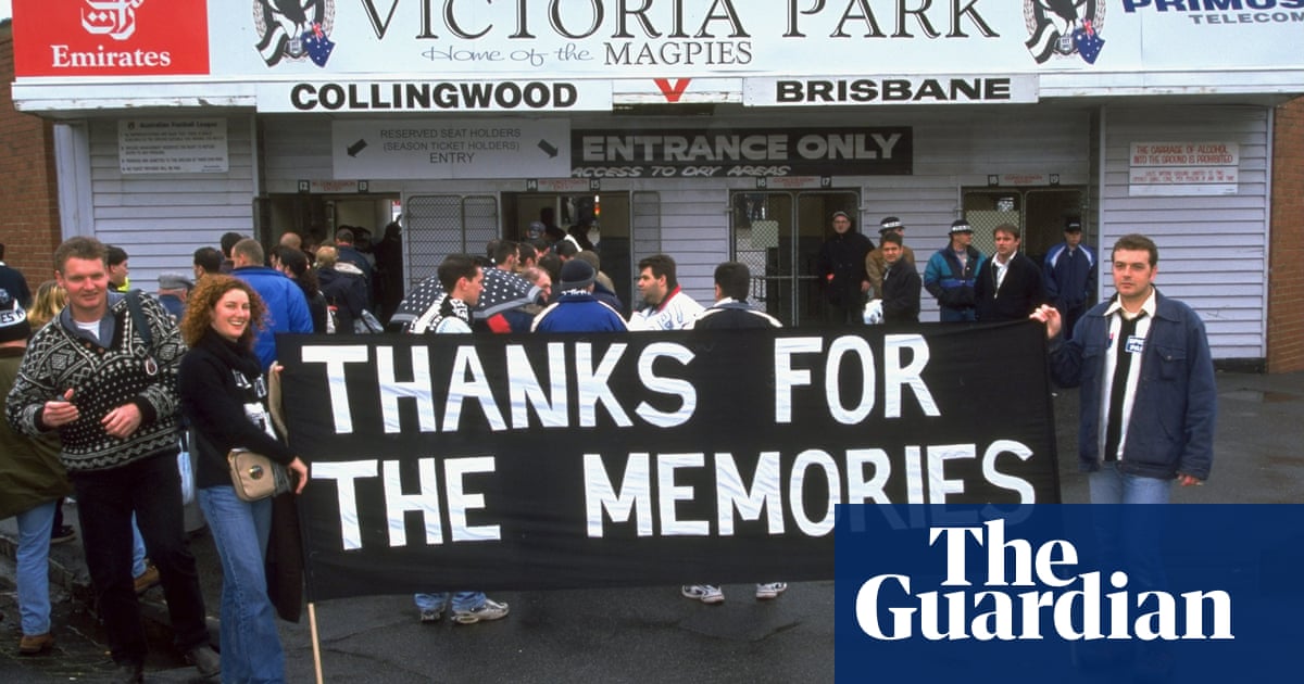 Tears On The Terraces 20 Years On Collingwood Fans Still Miss Vic Park Sport The Guardian
