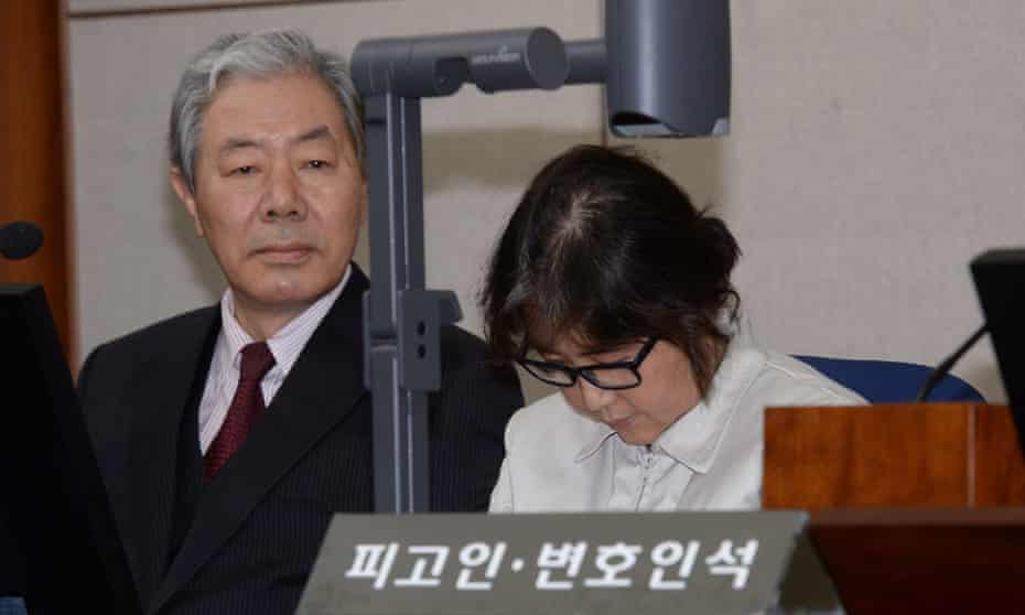 Choi Soon-sil appears in court