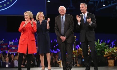 Democratic candidates campaign in Des Moines in 2016.