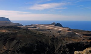 St Helena airport.