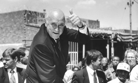 FW de Klerk realised that no settlement could be achieved unless Nelson Mandela was freed from prison.