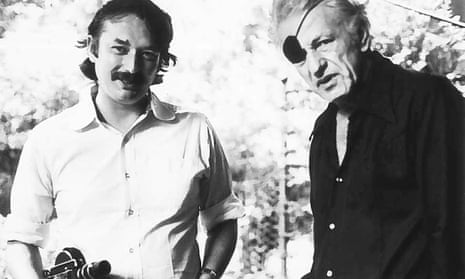 James Leahy, left, with the film director Nicholas Ray in 1970 