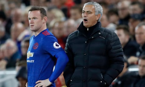 José Mourinho brought on Wayne Rooney for the final 13 minutes of Manchester United’s 0-0 draw with Liverpool at Anfield
