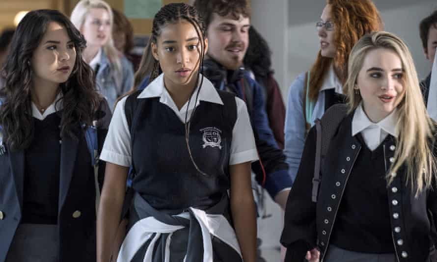 Youth in revolt: Starr schools her friends.