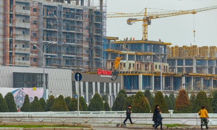 The Tashkent City property development project, which has seen hundreds of homes demolished in historic neighbourhoods.