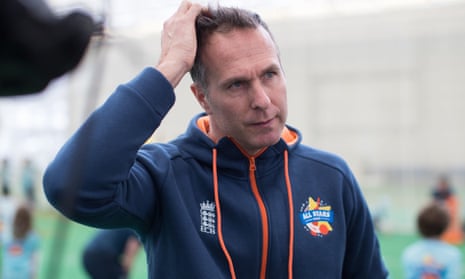 Michael Vaughan’s radio show has been put on hold after accusations of a racist remark made while he was playing for Yorkshire in 2009
