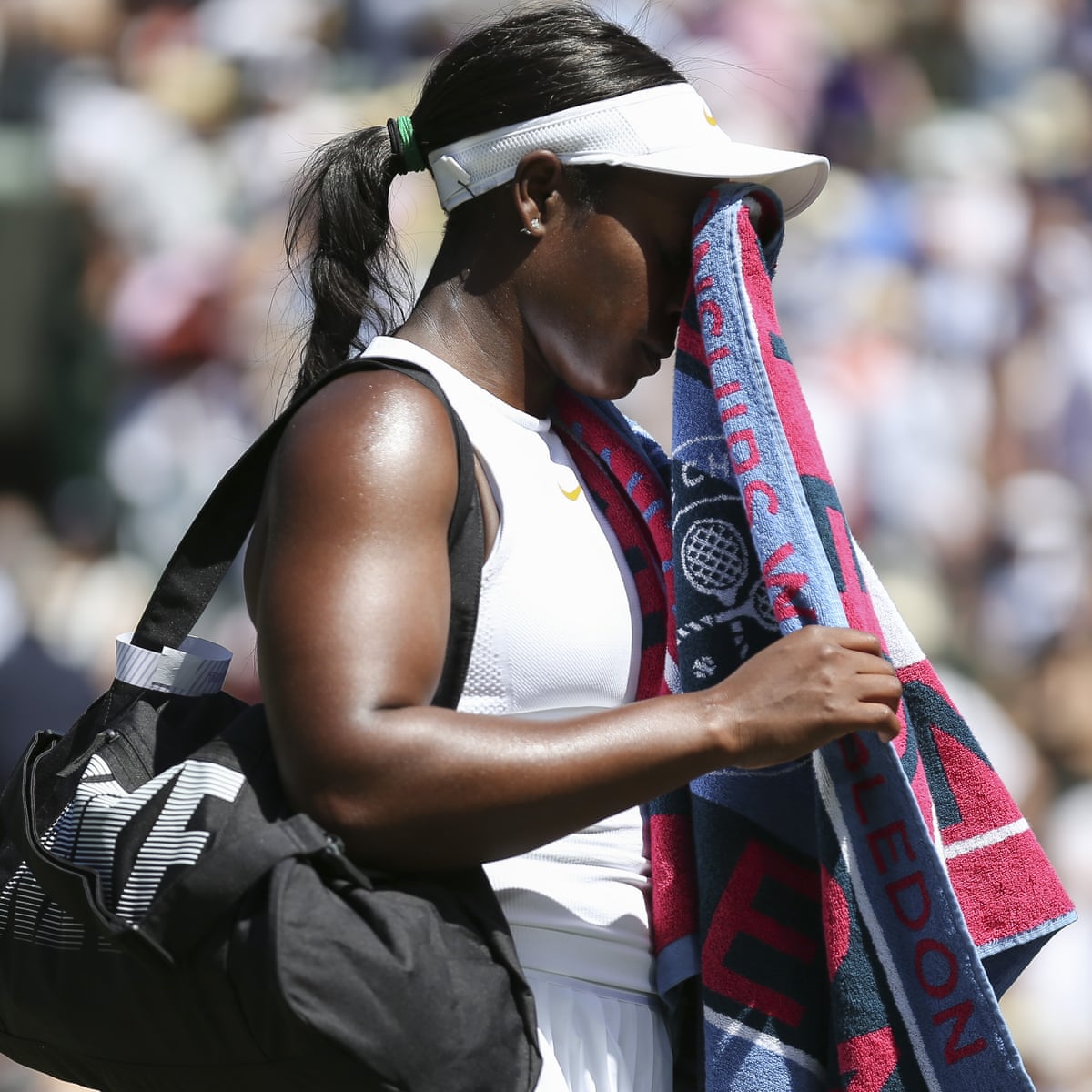 Sloane Stephens Out Of Wimbledon After Straight Sets Defeat